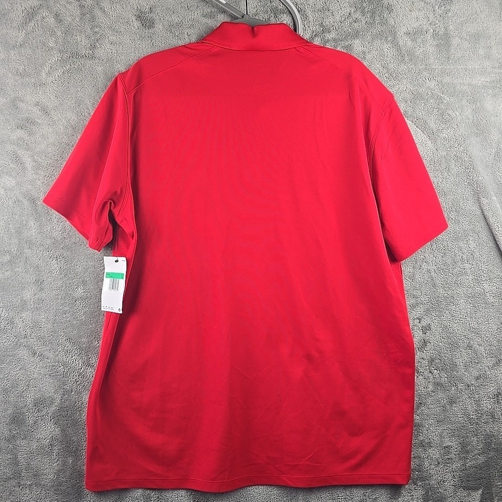 Nike Golf Polo Shirt Mens XL Red Restaurant 365 Logo Performance NWT - Picture 2 of 11